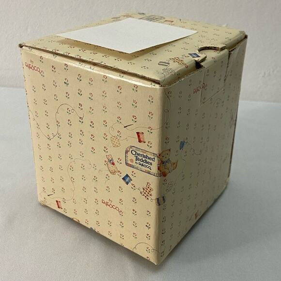 Cherished Teddies Bear with Dangling Blocks 176141 Nolan 1996 String Good Tiding - Picture 7 of 7